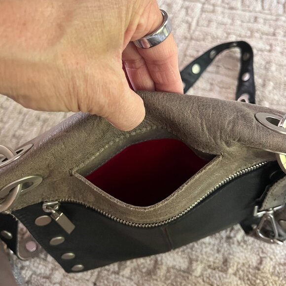 Hammitt Montana Reversible Crossbody in Black/Pewter - Picture 9 of 9